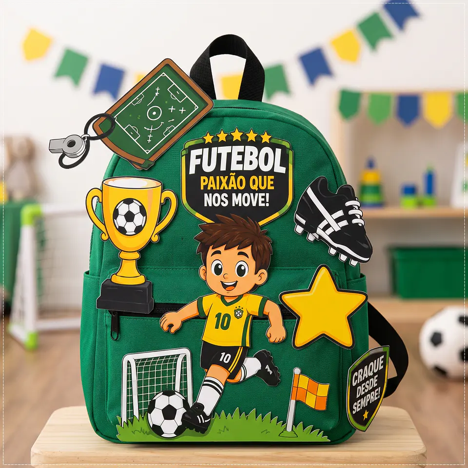 Mochila Maluca Futebol Dia das Crianças 44 1