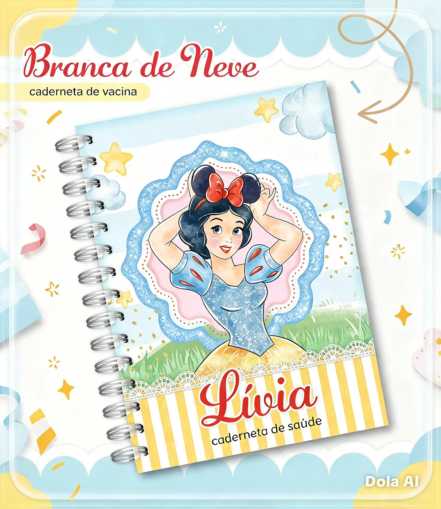 Encadernação - Caderneta Banca de Neve 1