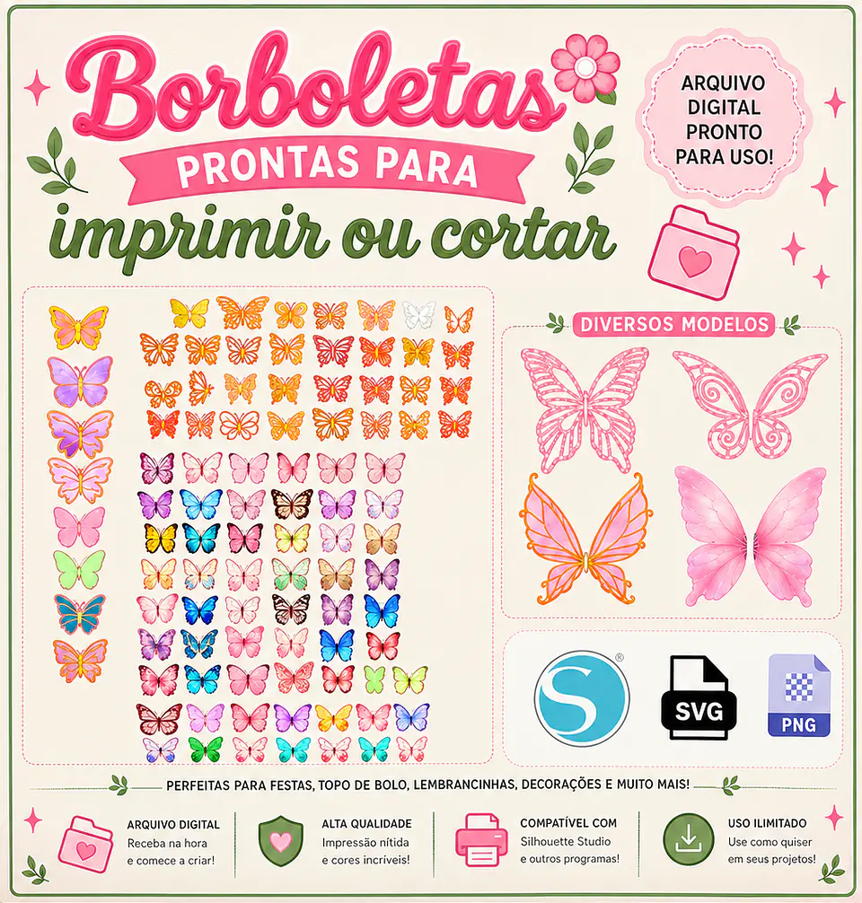 Arquivo de Corte Borboletas 1 1