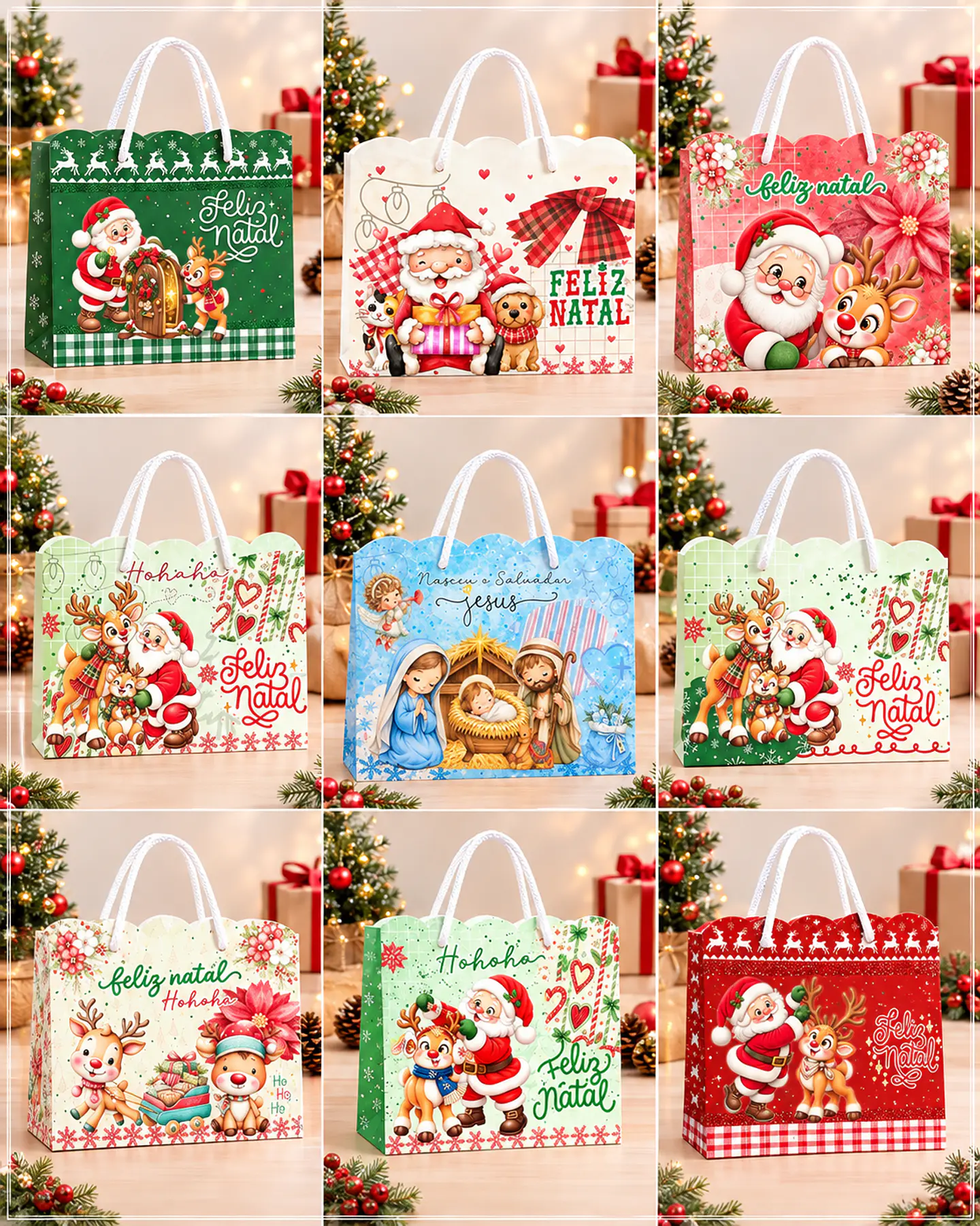 Arquivo de Corte Sacolinhas Natal 1 1