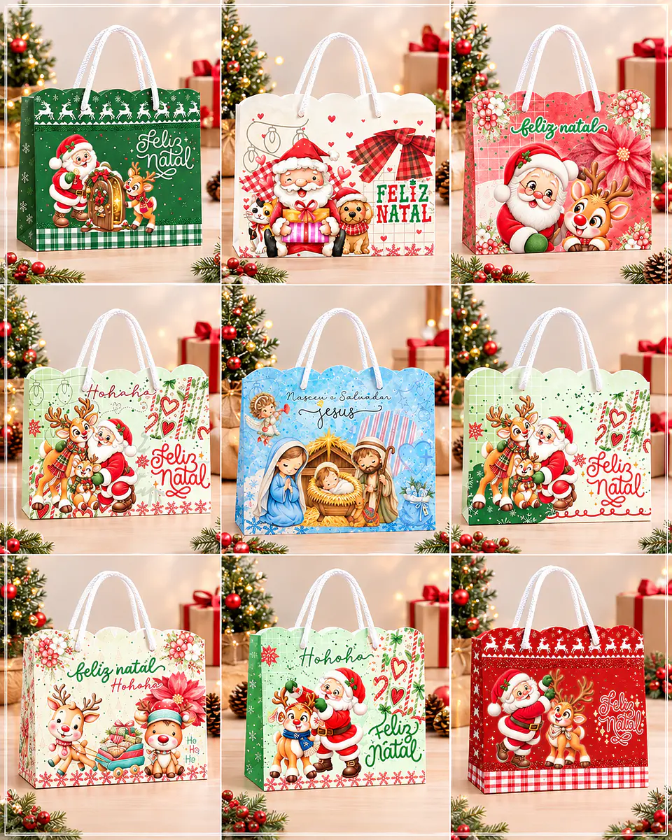 Arquivo de Corte Sacolinhas Natal 1 1