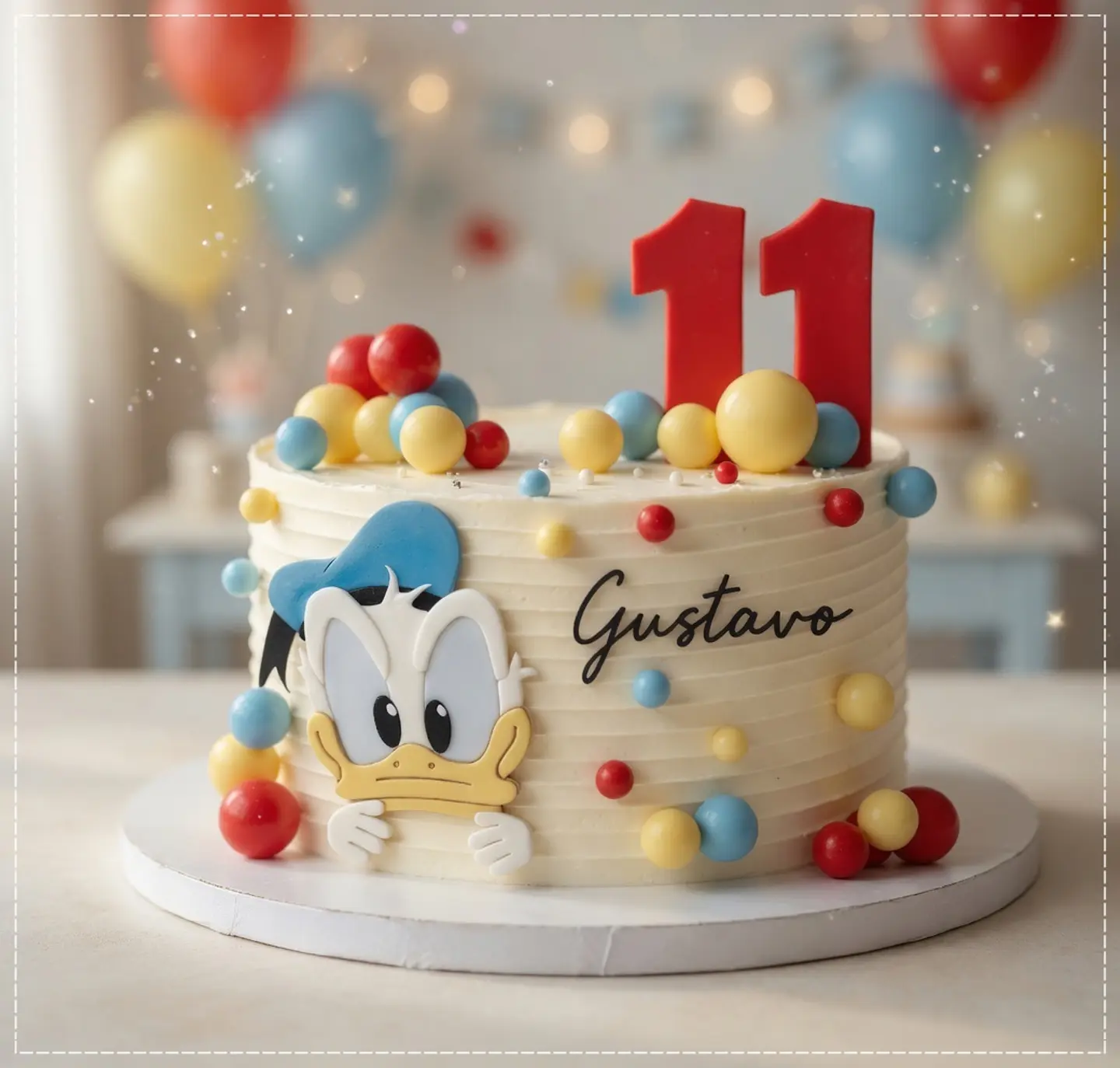 Arquivo de Corte Topo de Bolo Pato Donald 7 1