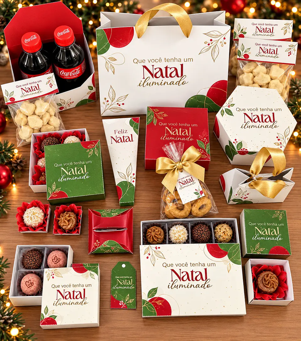 Arquivo de Corte Embalagens de Natal 2 1