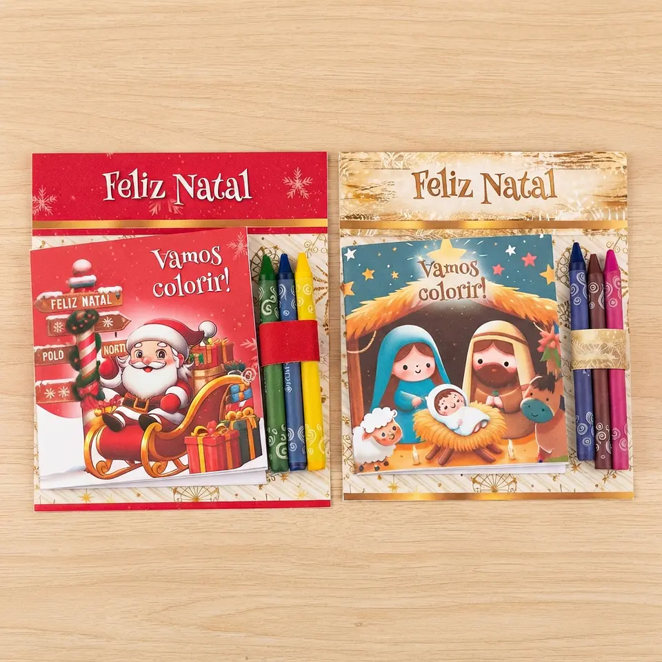 Arquivo de Corte Kit Colorir Natal 4 1