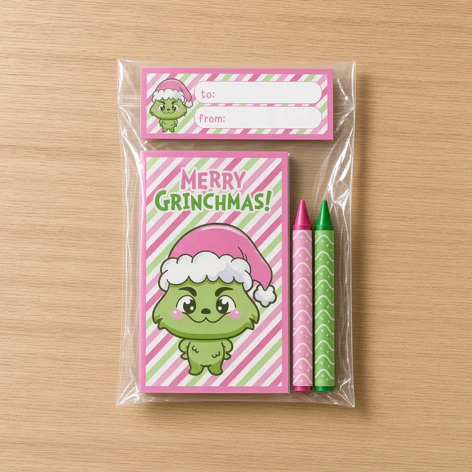 Arquivo de Corte Kit Colorir Grinch Natal 2 1