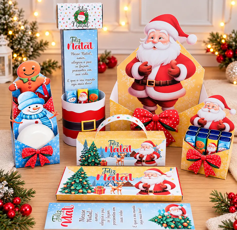 Arquivo de Corte Kit Papei Noel Natal 3 1
