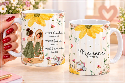 Sublimação - Caneca Amada eu sou