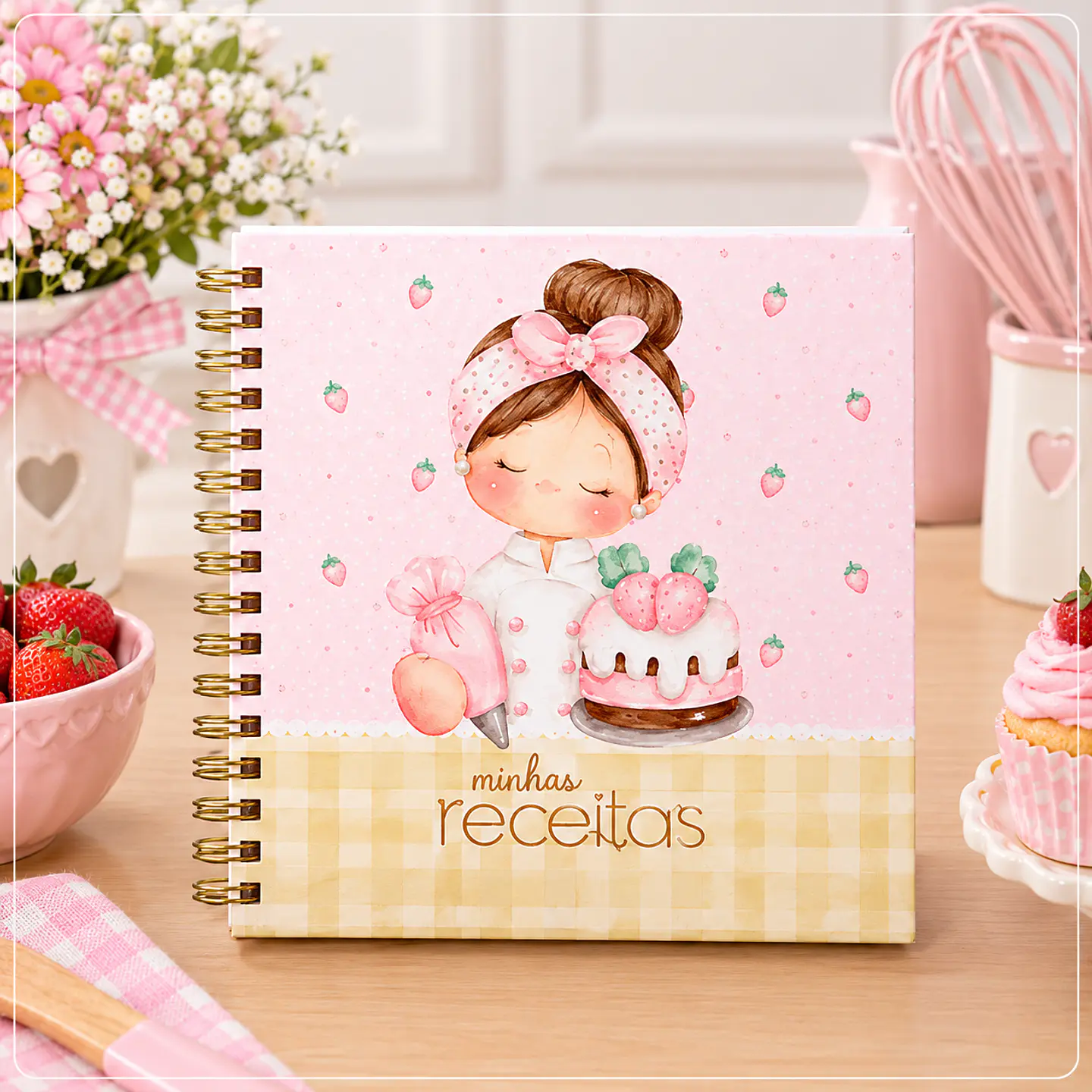Encadernação - Caderno de Receitas 1
