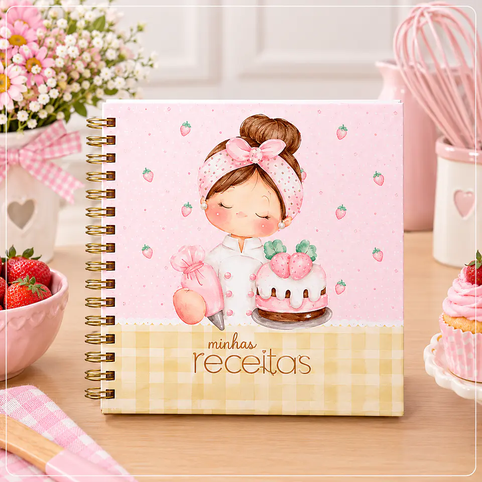 Encadernação - Caderno de Receitas 1
