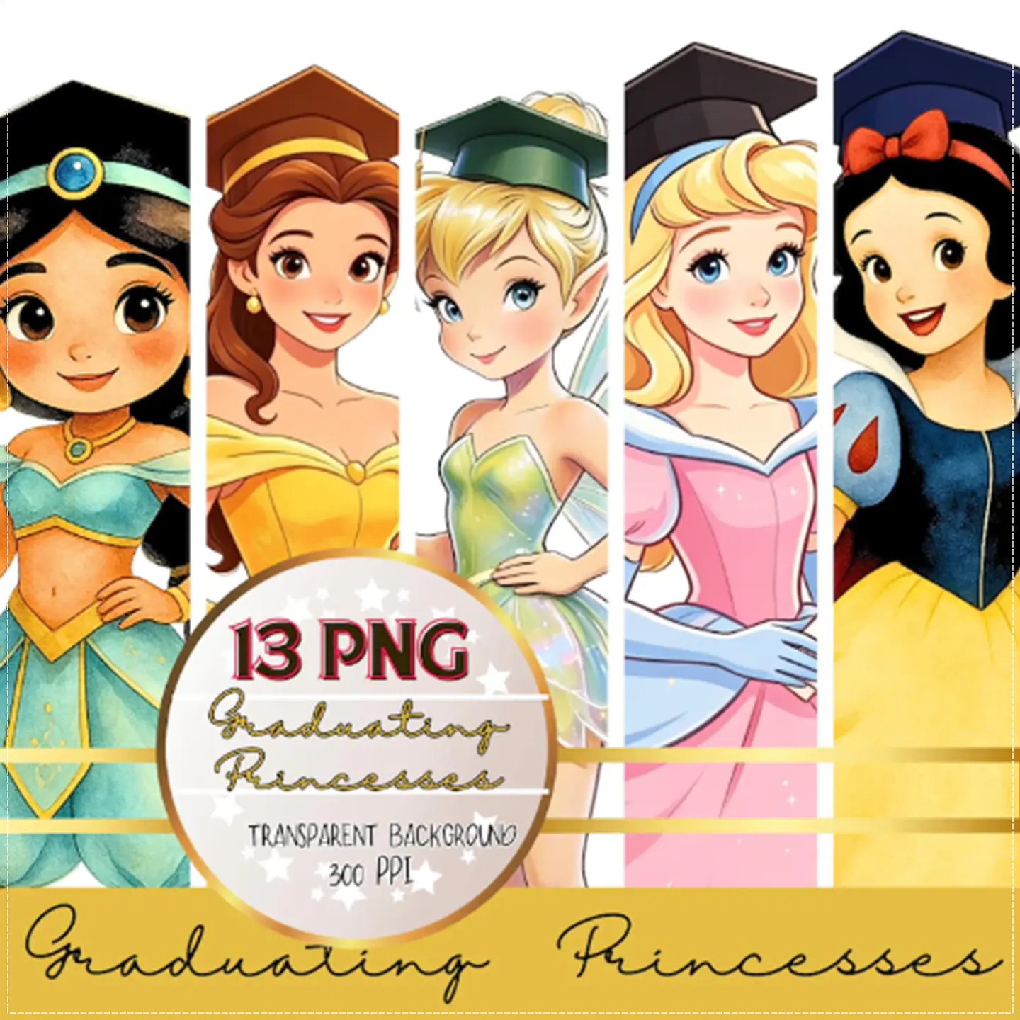 Kit Digital Princesas Disney Formatura 2 1