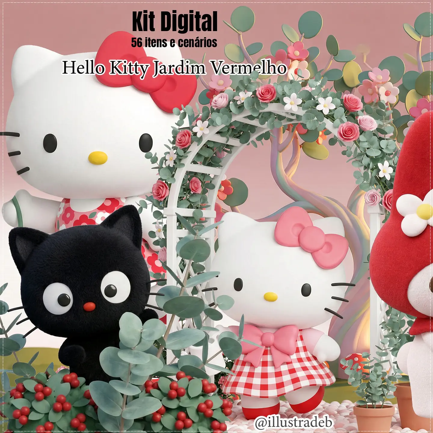 Kit Digital Hello Kitty 268 1