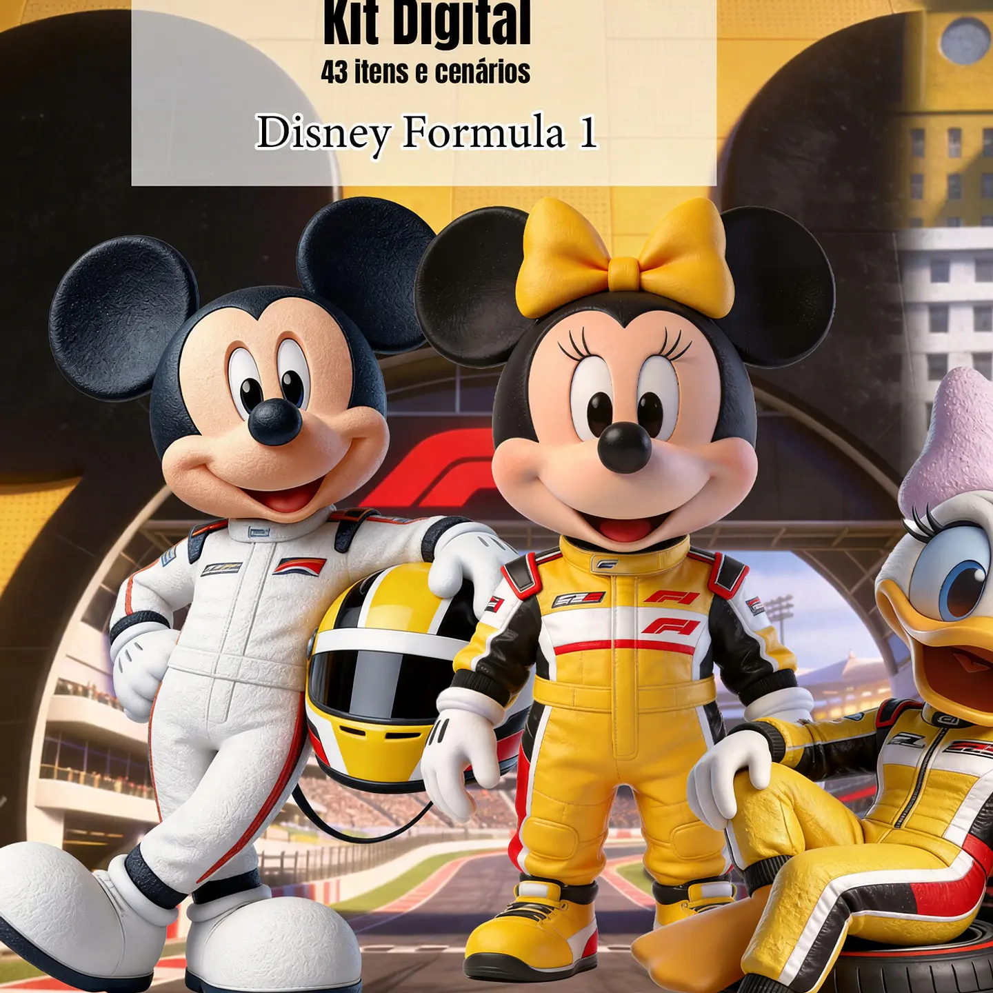 Kit Digital Disney Formula 1 Corrida 267 1