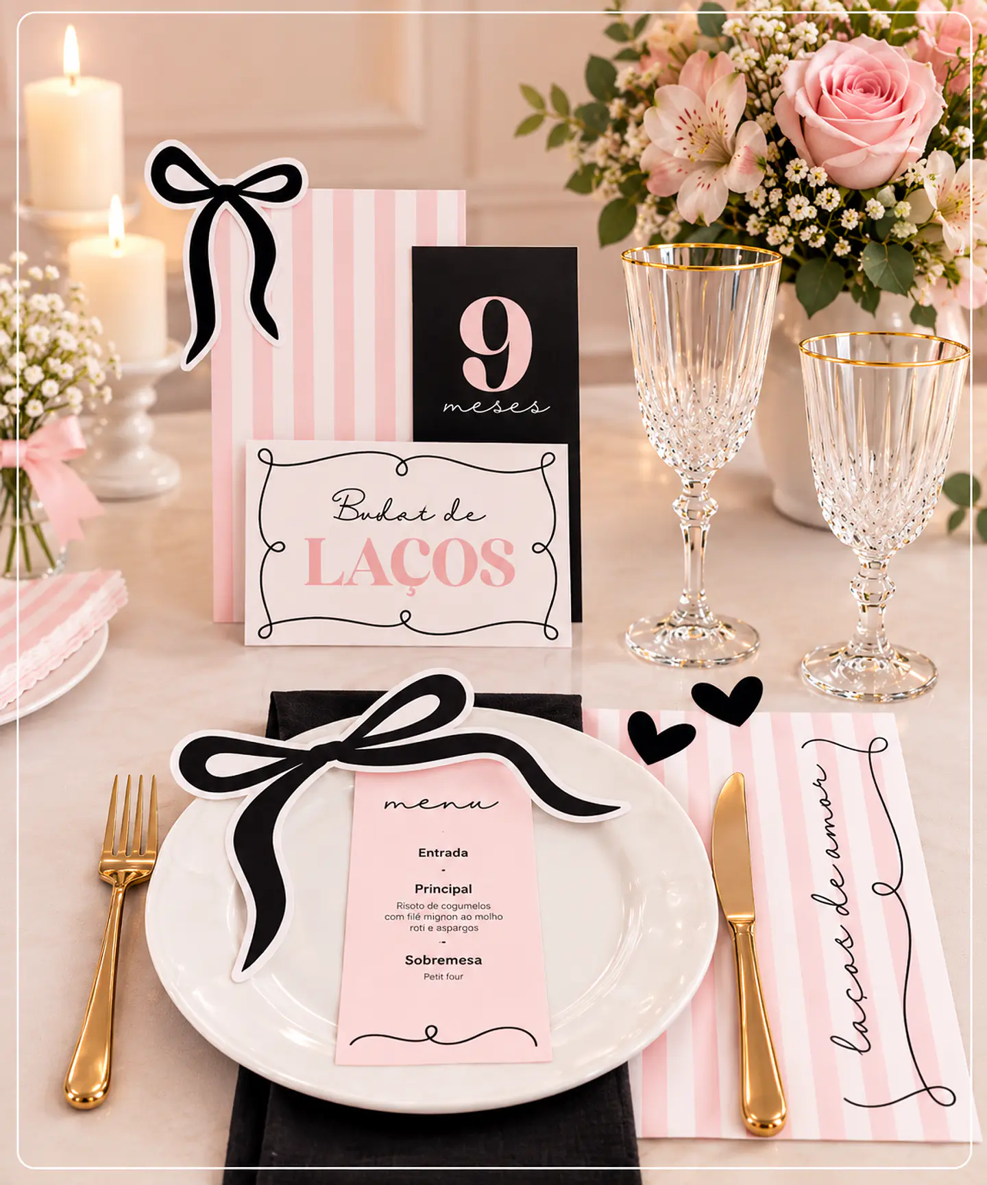 Arquivo de Corte Kit Bodas de Laços 9 Meses 11 1