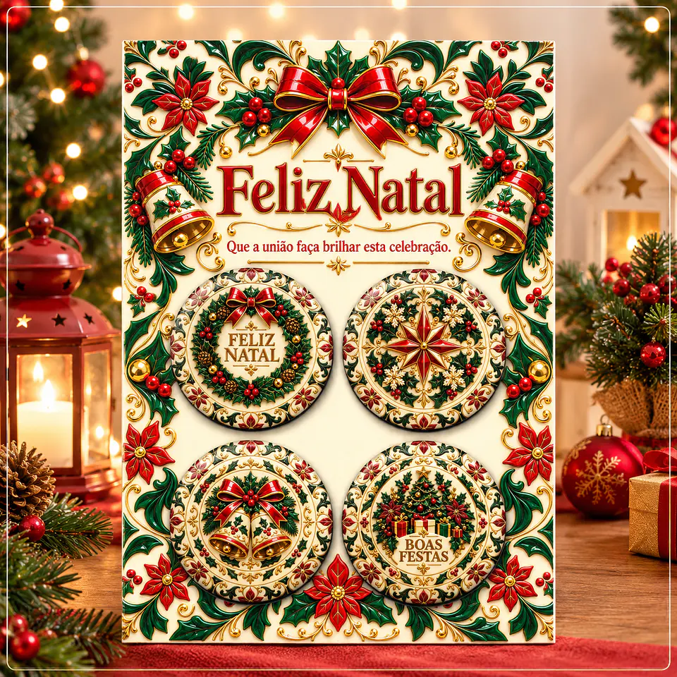 Arquivo de Corte Bottons Natal 12 1