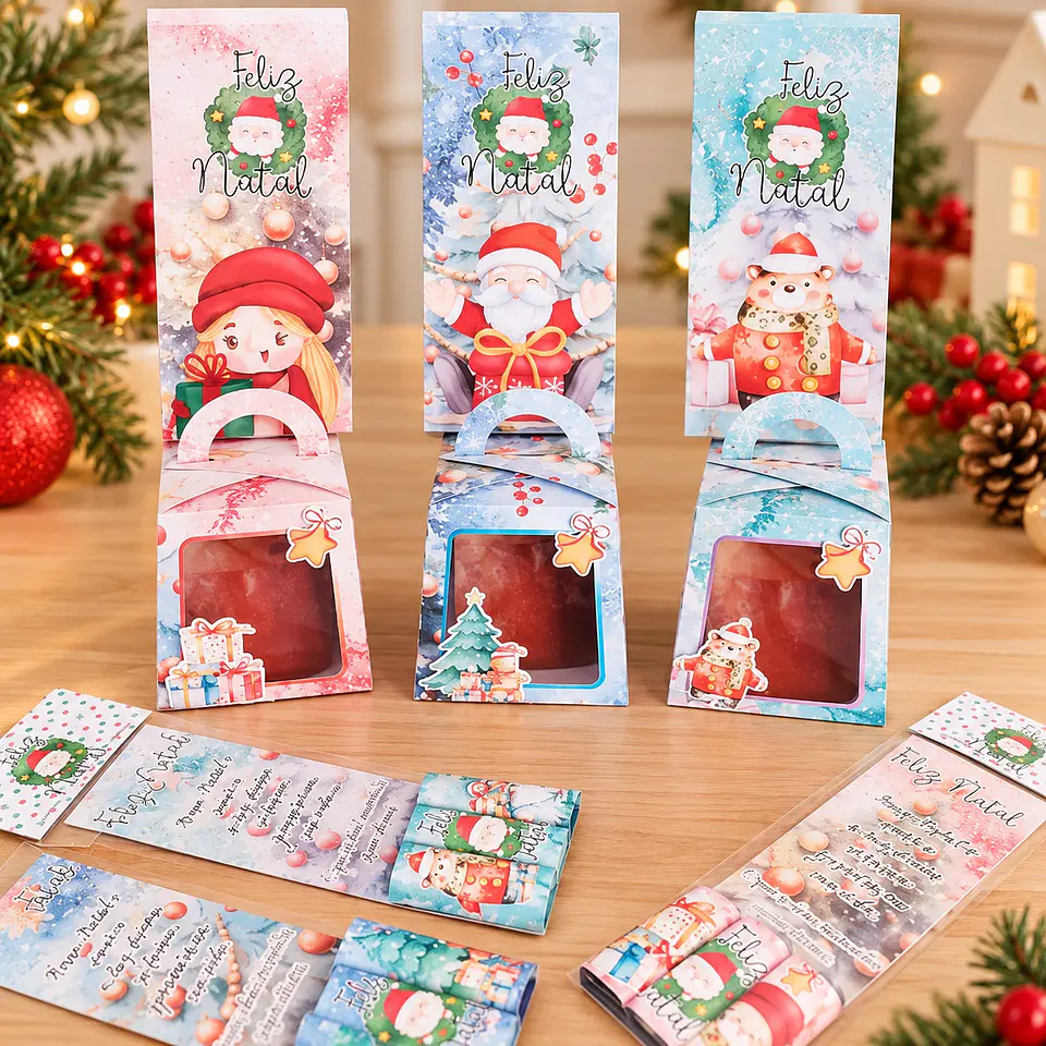 Arquivo de Corte Kit Panetone e Calendário Natalino Natal 2 1