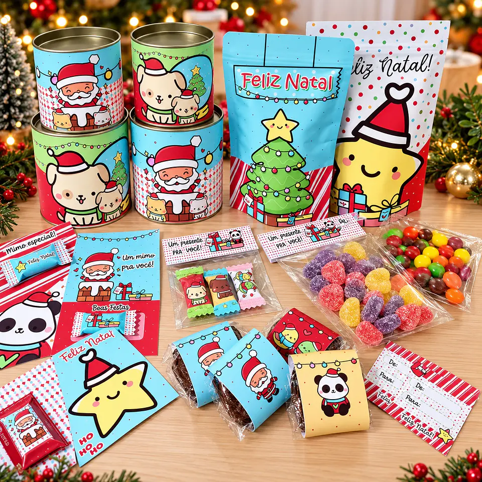 Arquivo de Corte Mini Kit Digital Natal 2 1
