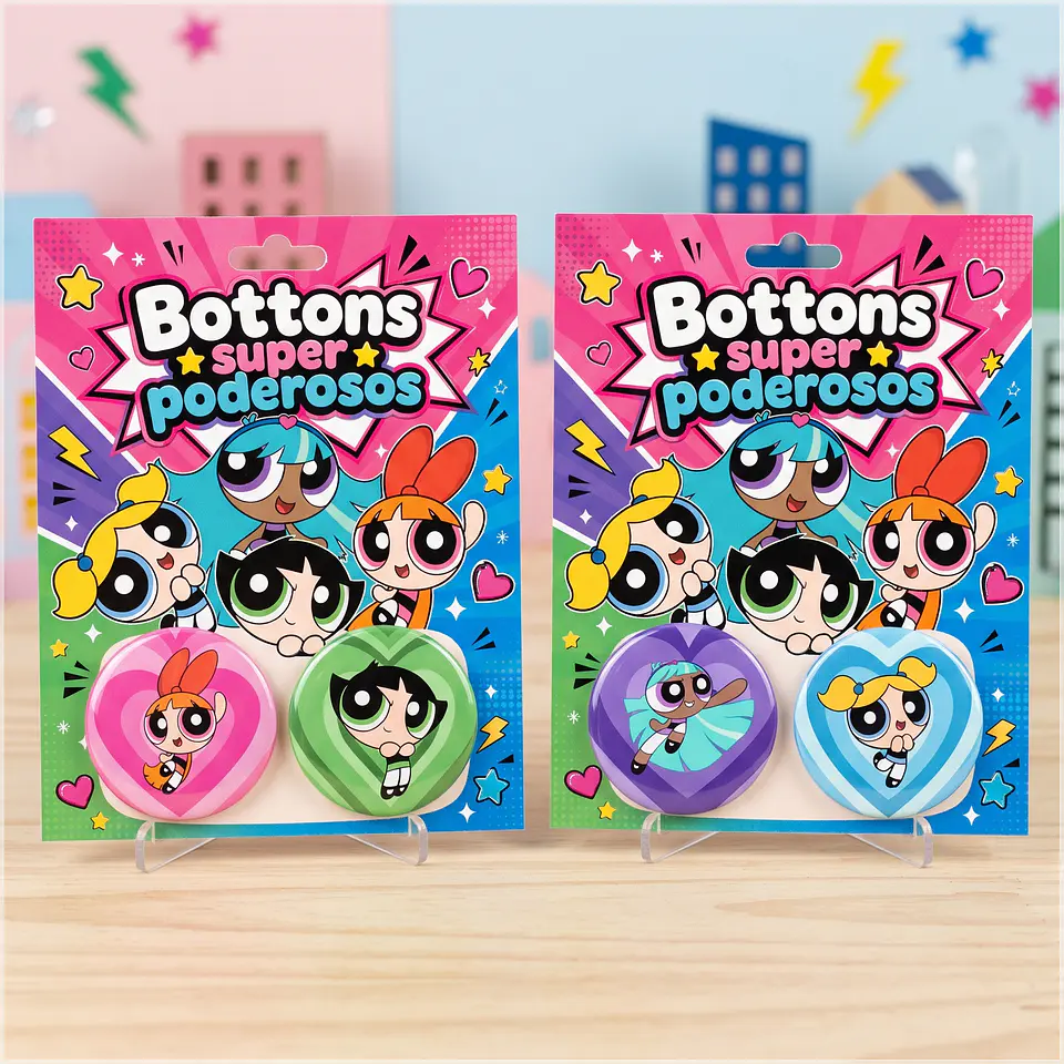 Arquivo e Corte Bottons Meninas Super Poderosas 67 1