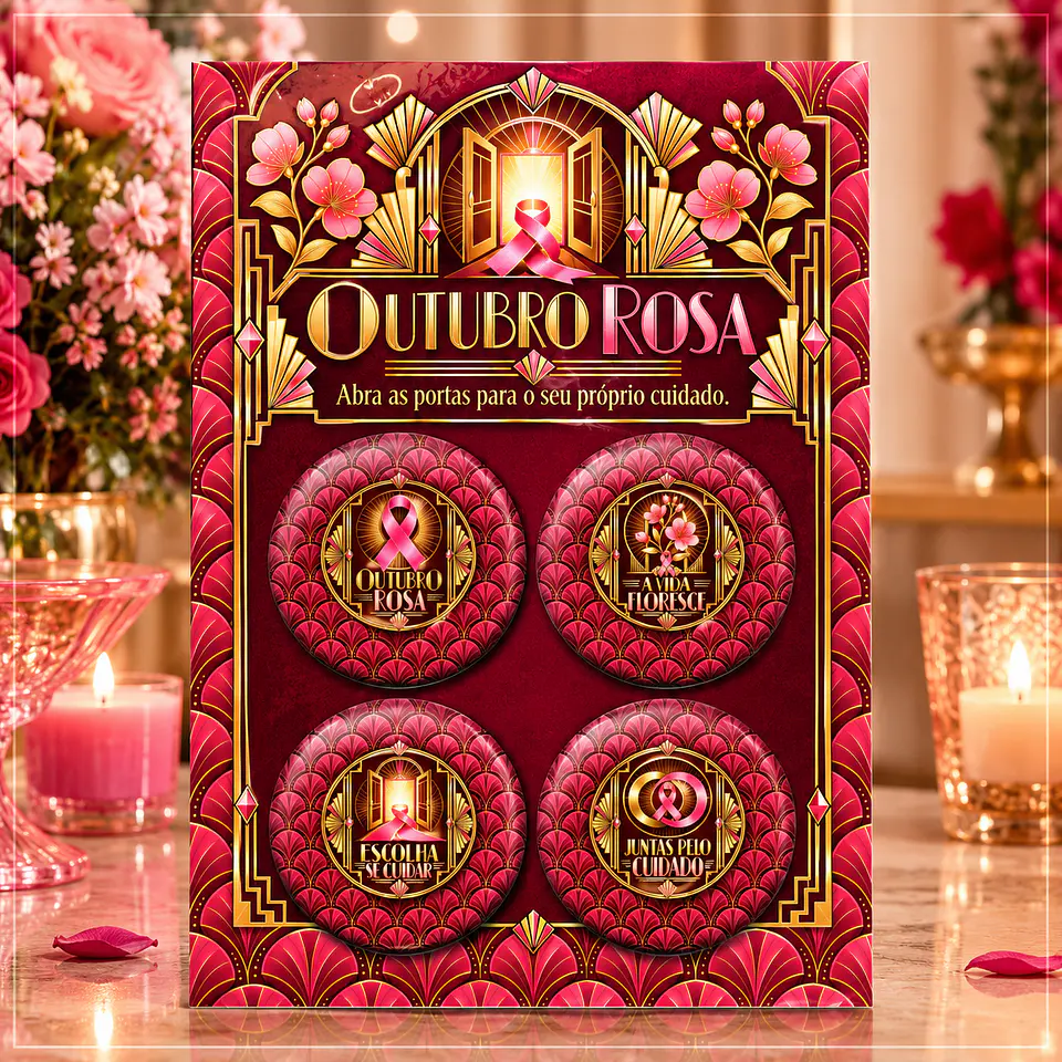 Arquivo de Corte Bottons Outubro Rosa 13 1