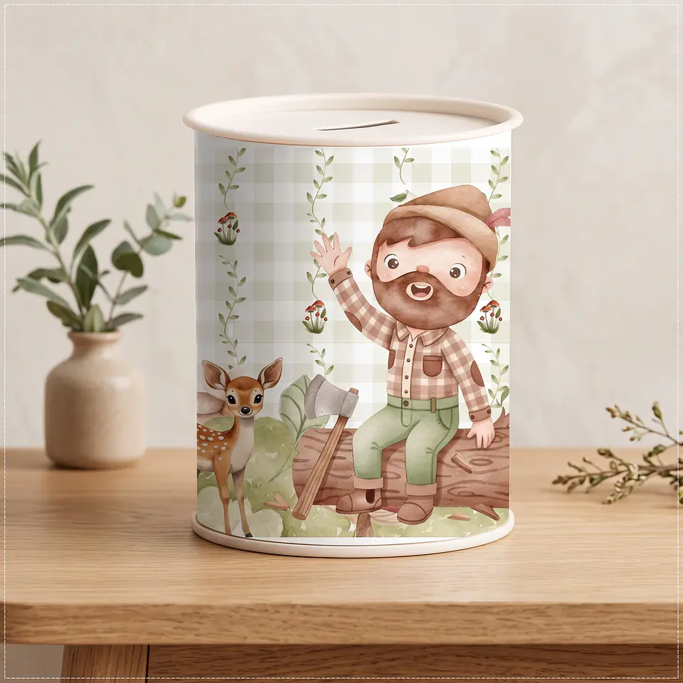 Arquivo de Corte - Cofrinho Bosque Caçador 1