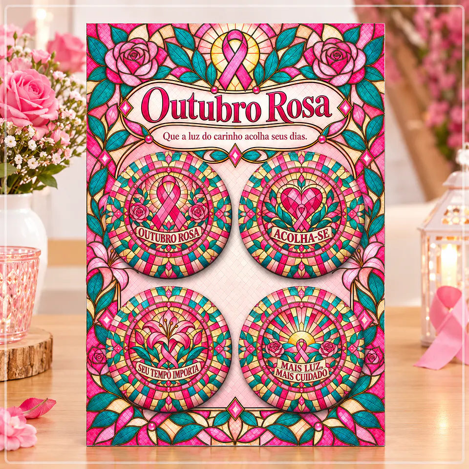 Arquivo de Corte Bottons Outubro Rosa 23 1
