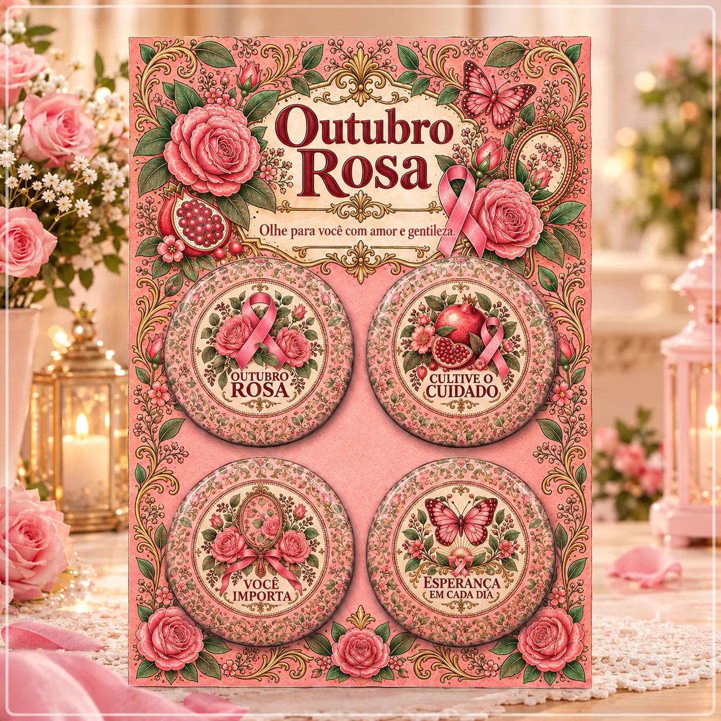 Arquivo de Corte Bottons Outubro Rosa 21 1