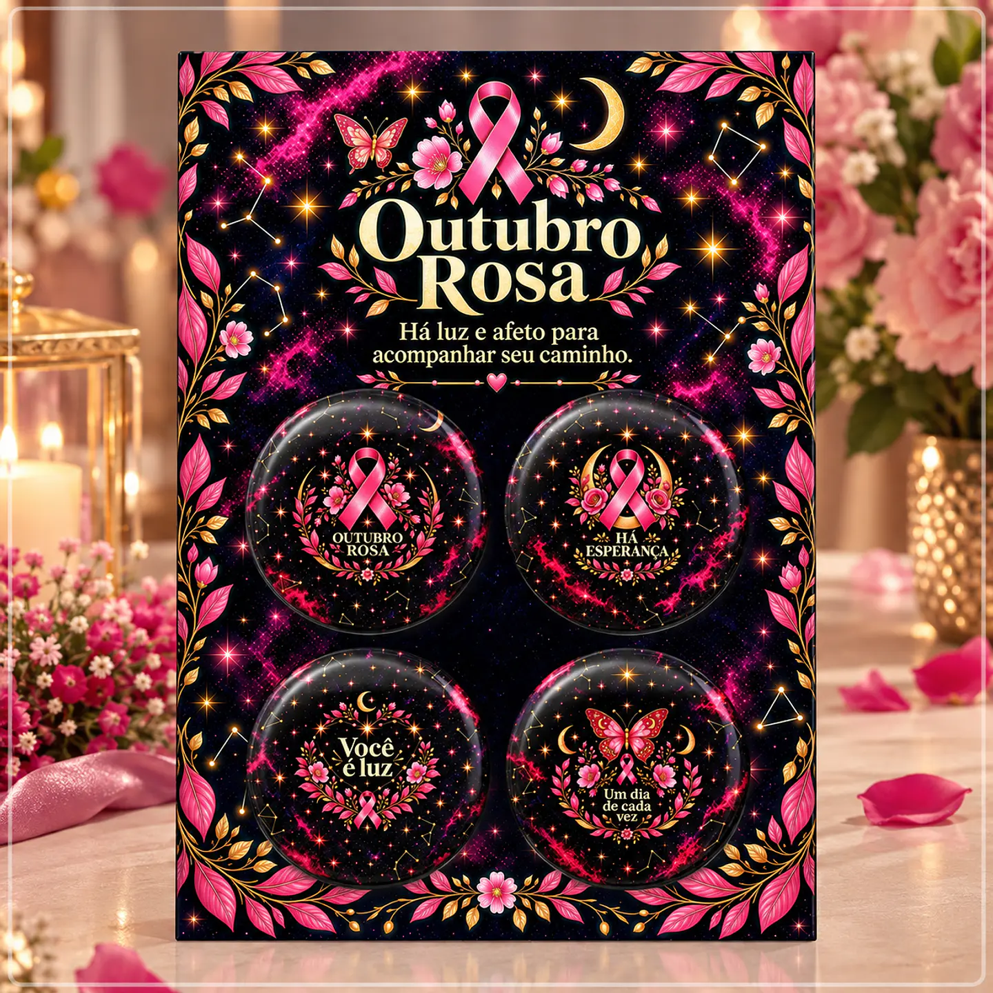 Arquivo de Corte Bottons Outubro Rosa 16 1