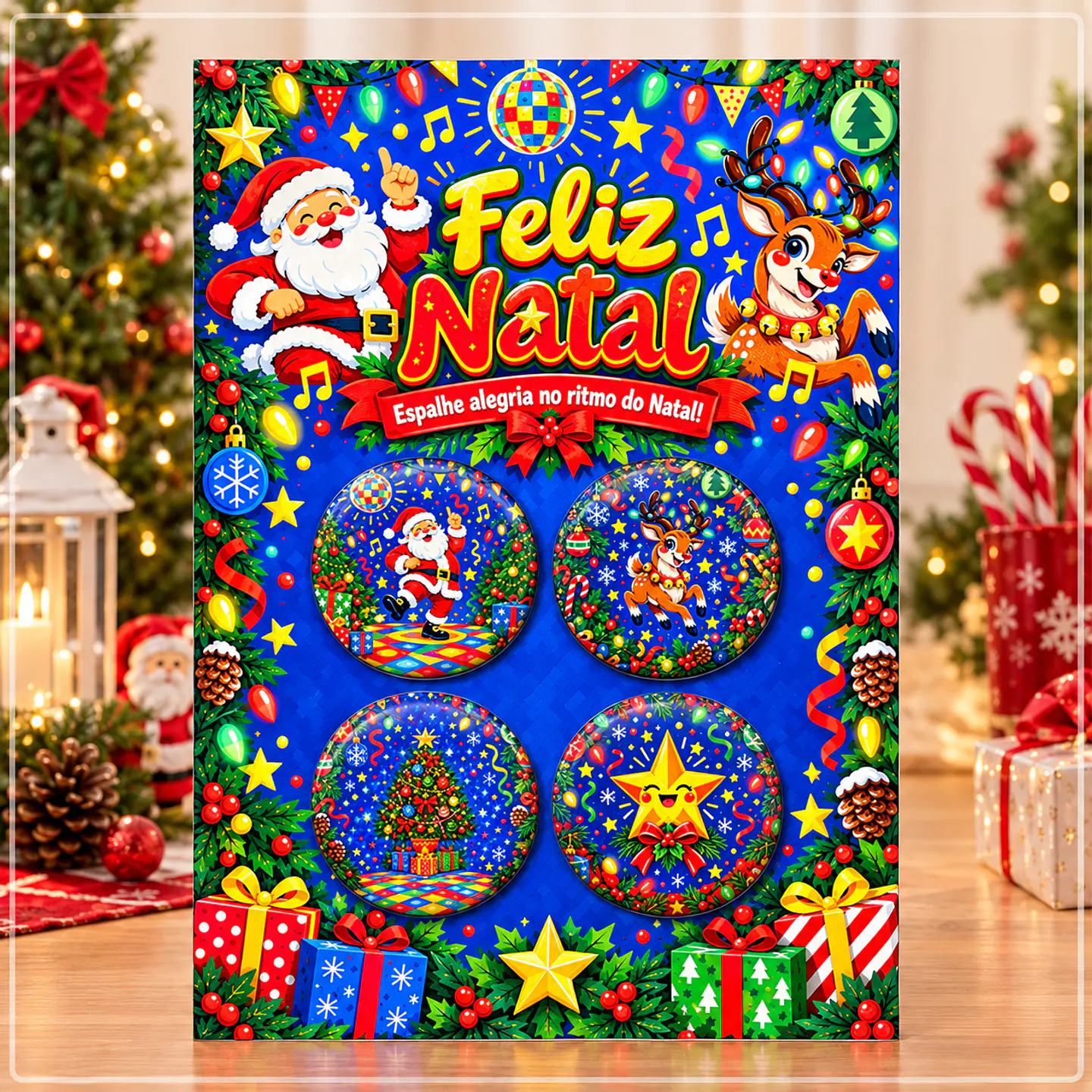 Arquivo de Corte Bottons Natal 25 1