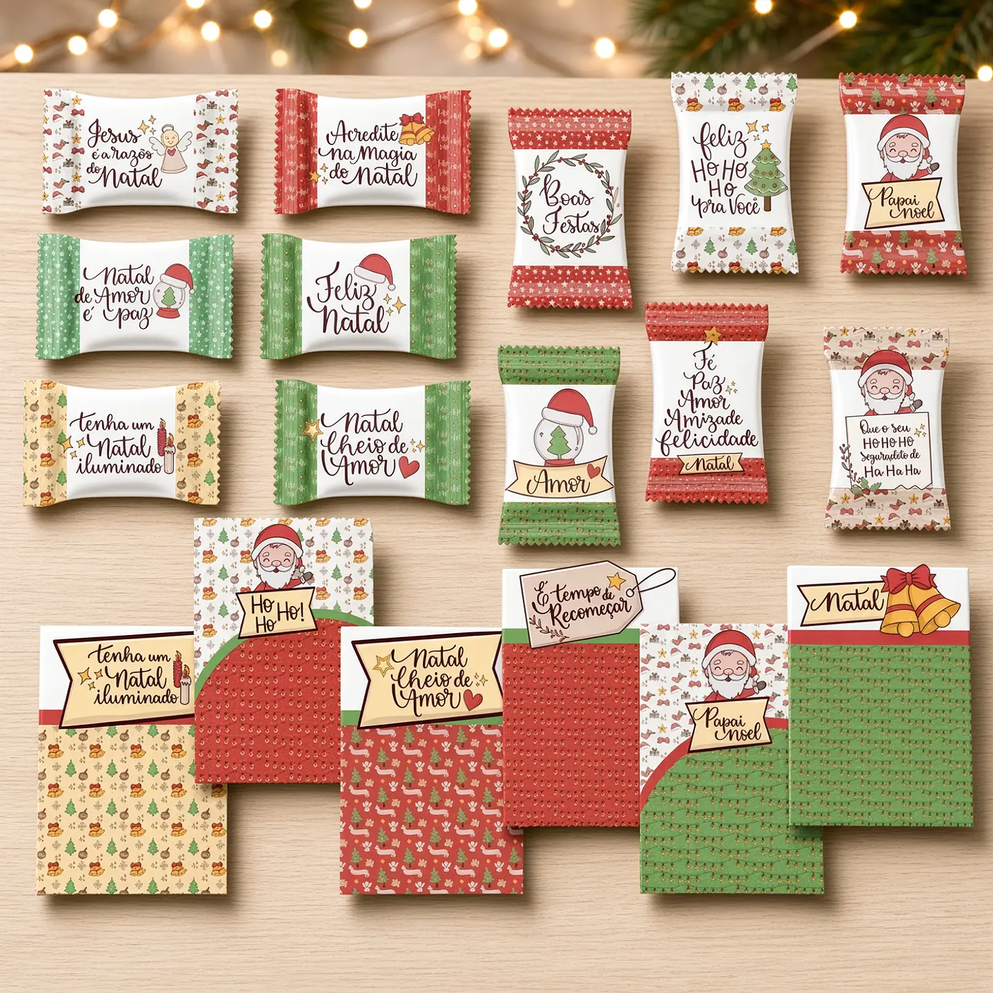Arquivo de Corte Digital Balinhas e Cards Feliz Natal 1 1