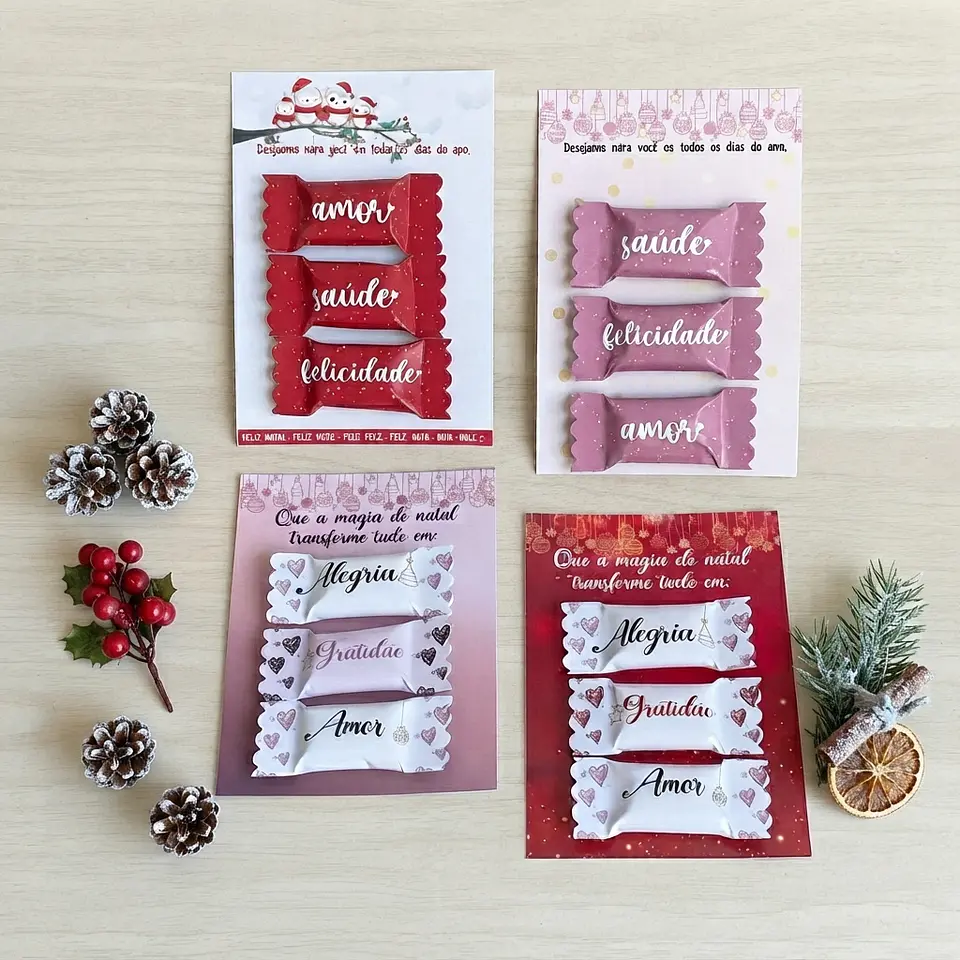 Arquivo de Corte Card Balinhas Natal 4 1