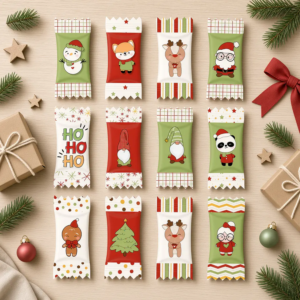 Arquivo de Corte Arte Balinhas Natal 1 1