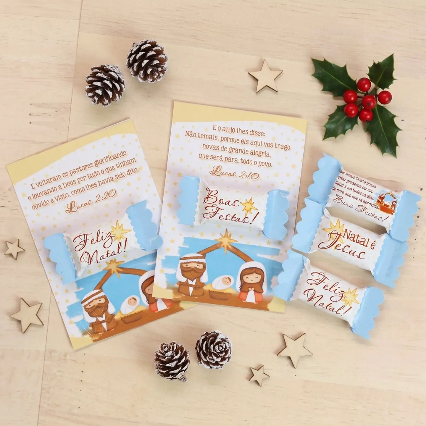 Arquivo de Corte Card Balinha Cristão Natal 11 1