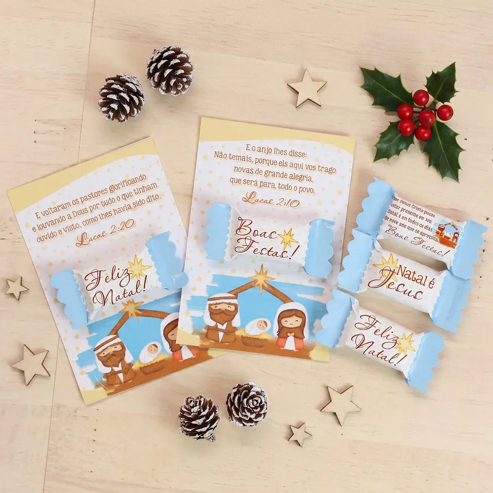 Arquivo de Corte Card Balinha Cristão Natal 11 1