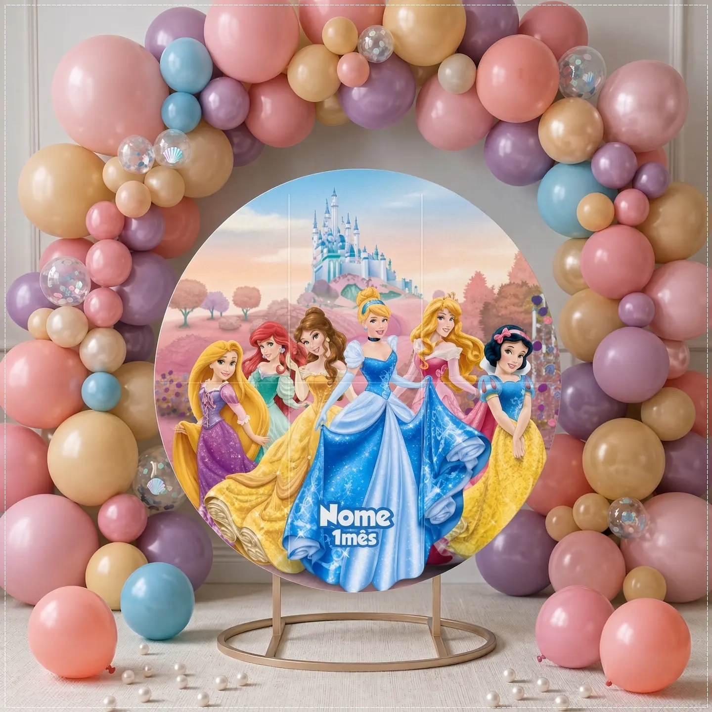 Arquivo de Corte - Painel Princesas 1