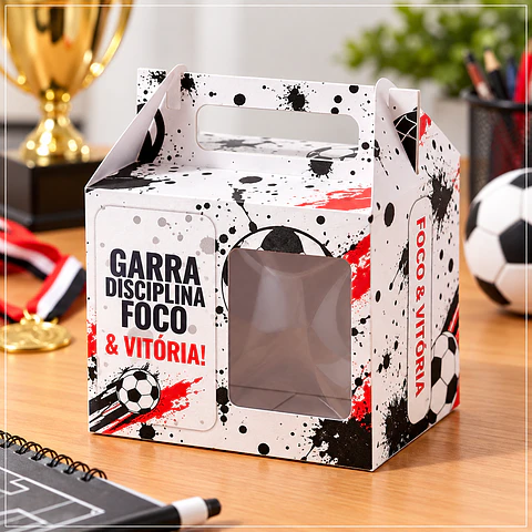 Arquivo de Corte Caixa Caneca Futebol 22