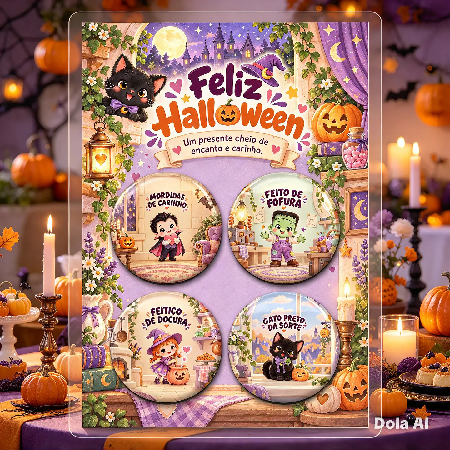 Arquivo de Corte Bottons Halloween 32 1