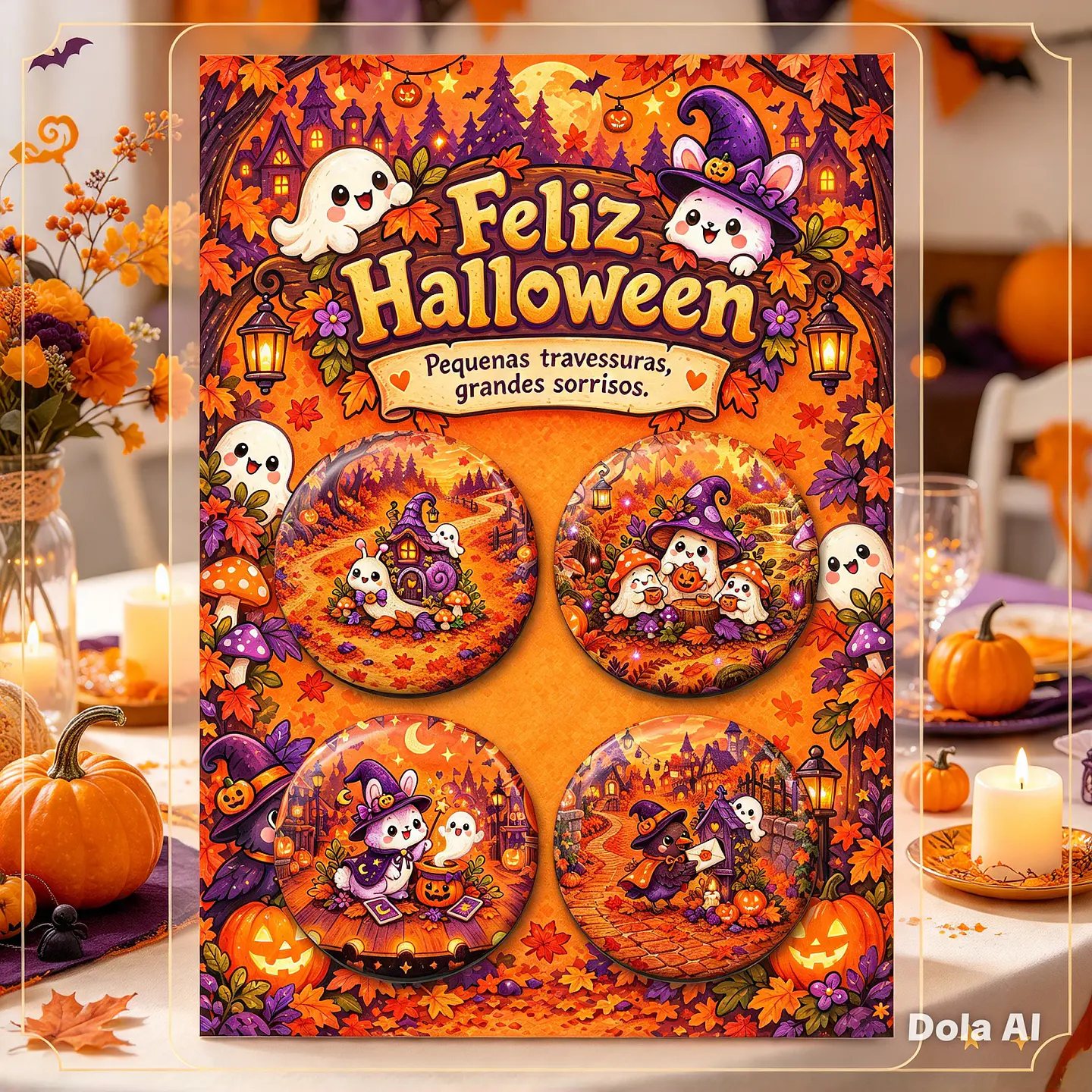 Arquivo de Corte Bottons Halloween 39 1