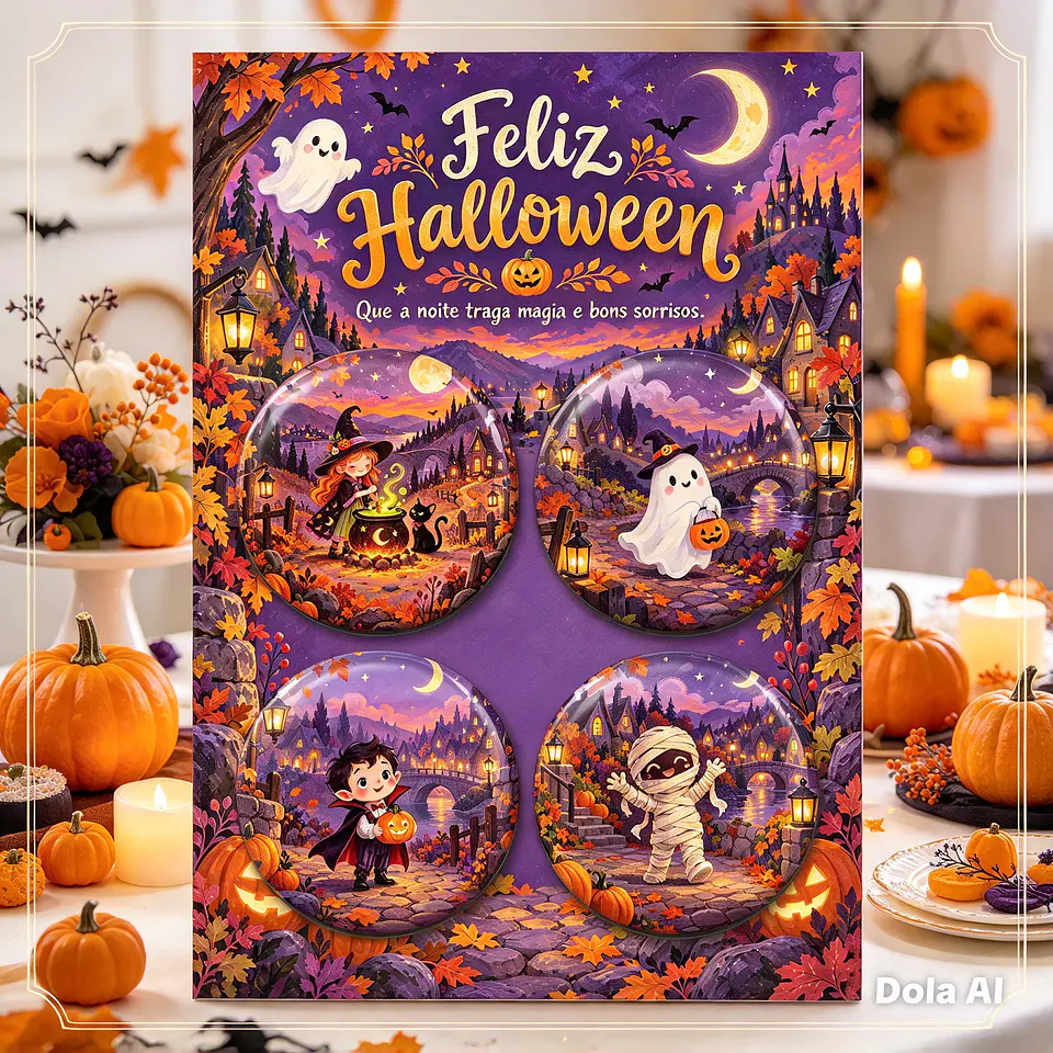 Arquivo de Corte Bottons Halloween 35 1