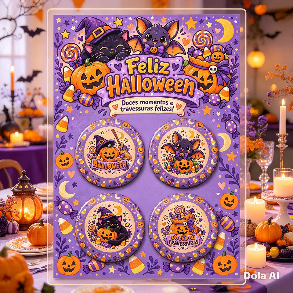 Arquivo de Corte Bottons Halloween 33 1