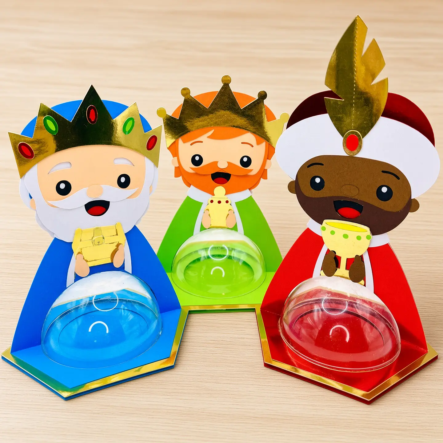 Arquivo de Corte Blister Porta Doces Três Reis Natal 15 1