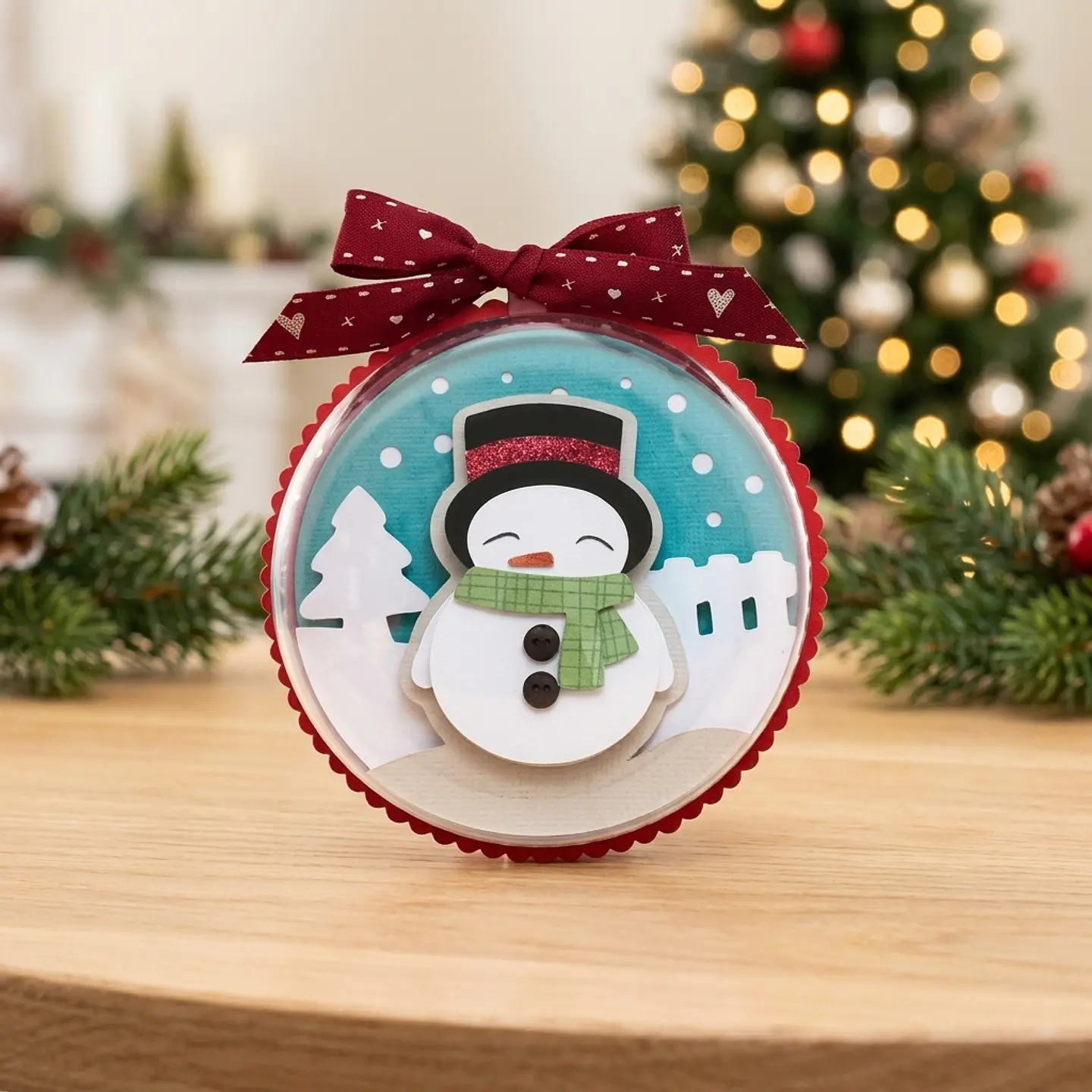 Arquivo de Corte Esferas Bolinhas Snowman Ball Natal 76 1
