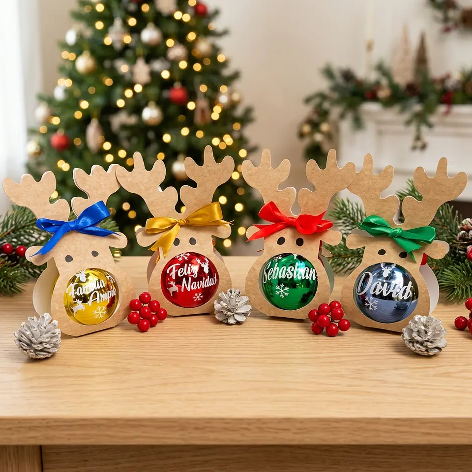 Arquivo de Corte Esferas Bolinhas Porta Pallina Renna Natal 74 1