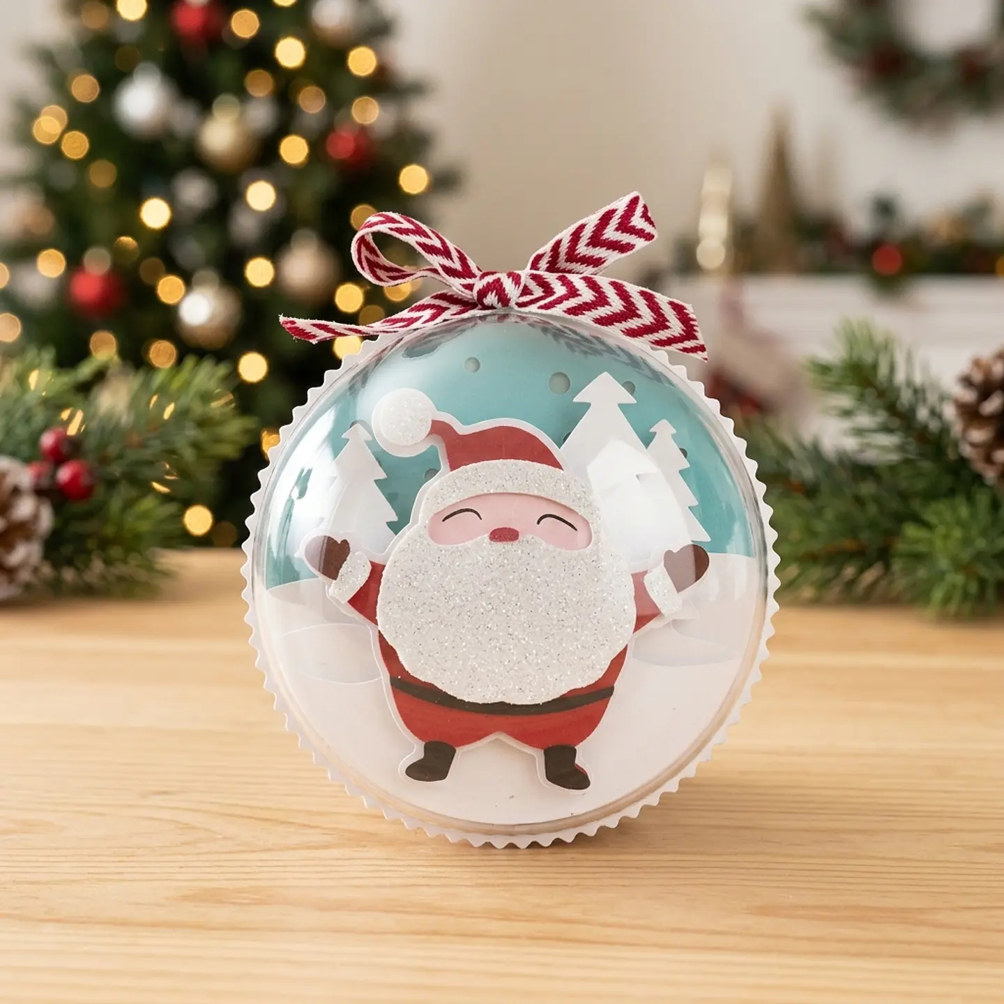 Arquivo de Corte Esferas Bolinhas Santa Claus Christmas Natal 75 1