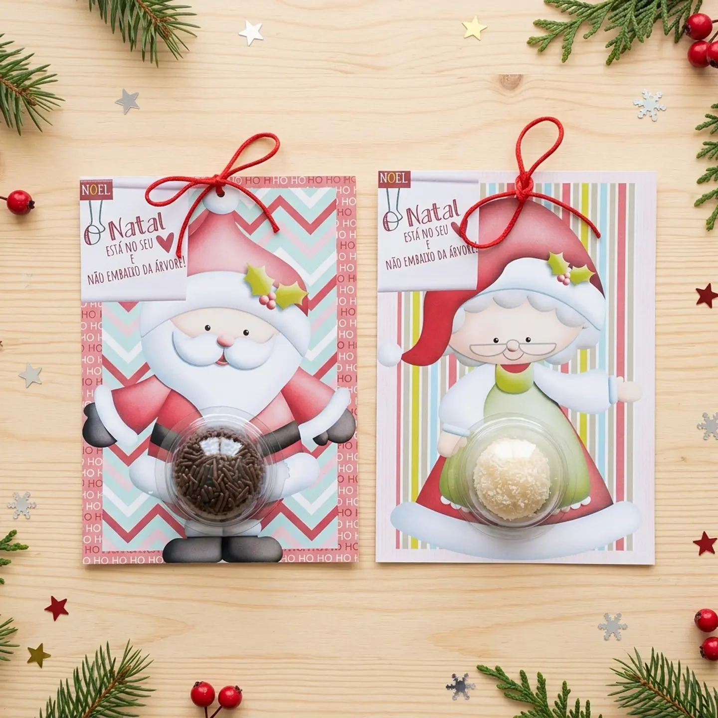 Arquivo de Corte Cartão de Blister Doce Natal 9 1