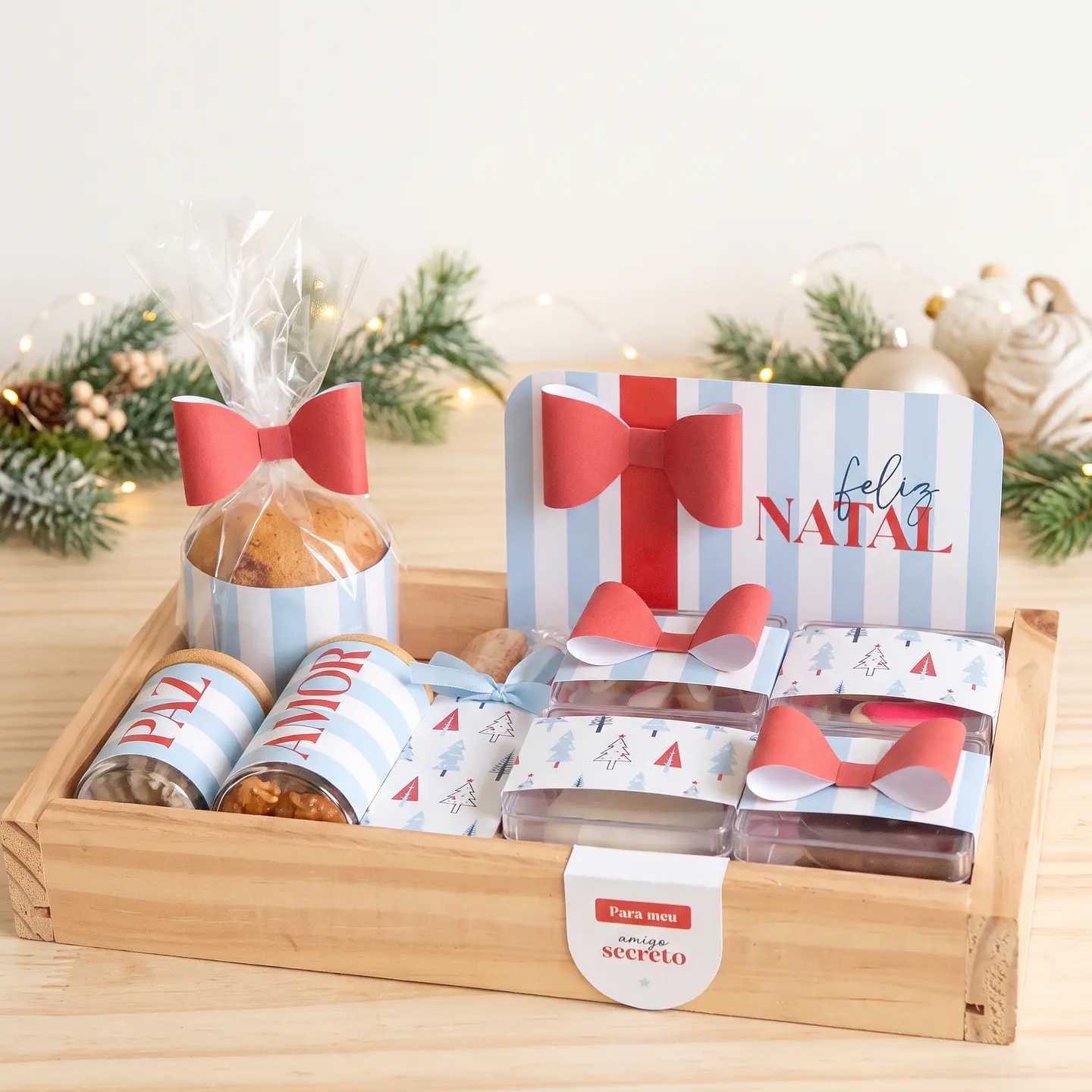 Arquivo de Corte Cesta Natal 3 1