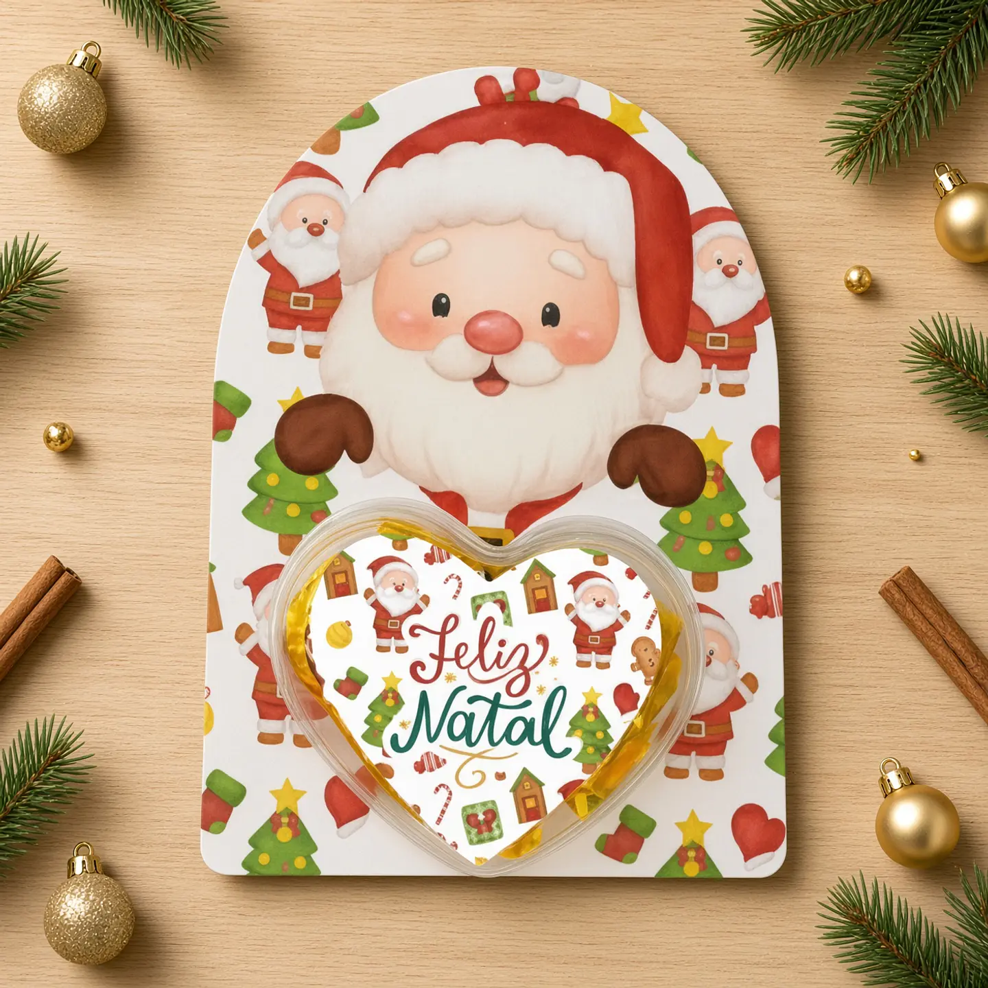 Arquivo de Corte Cartão Gigante Blister Coração Natal 1 1