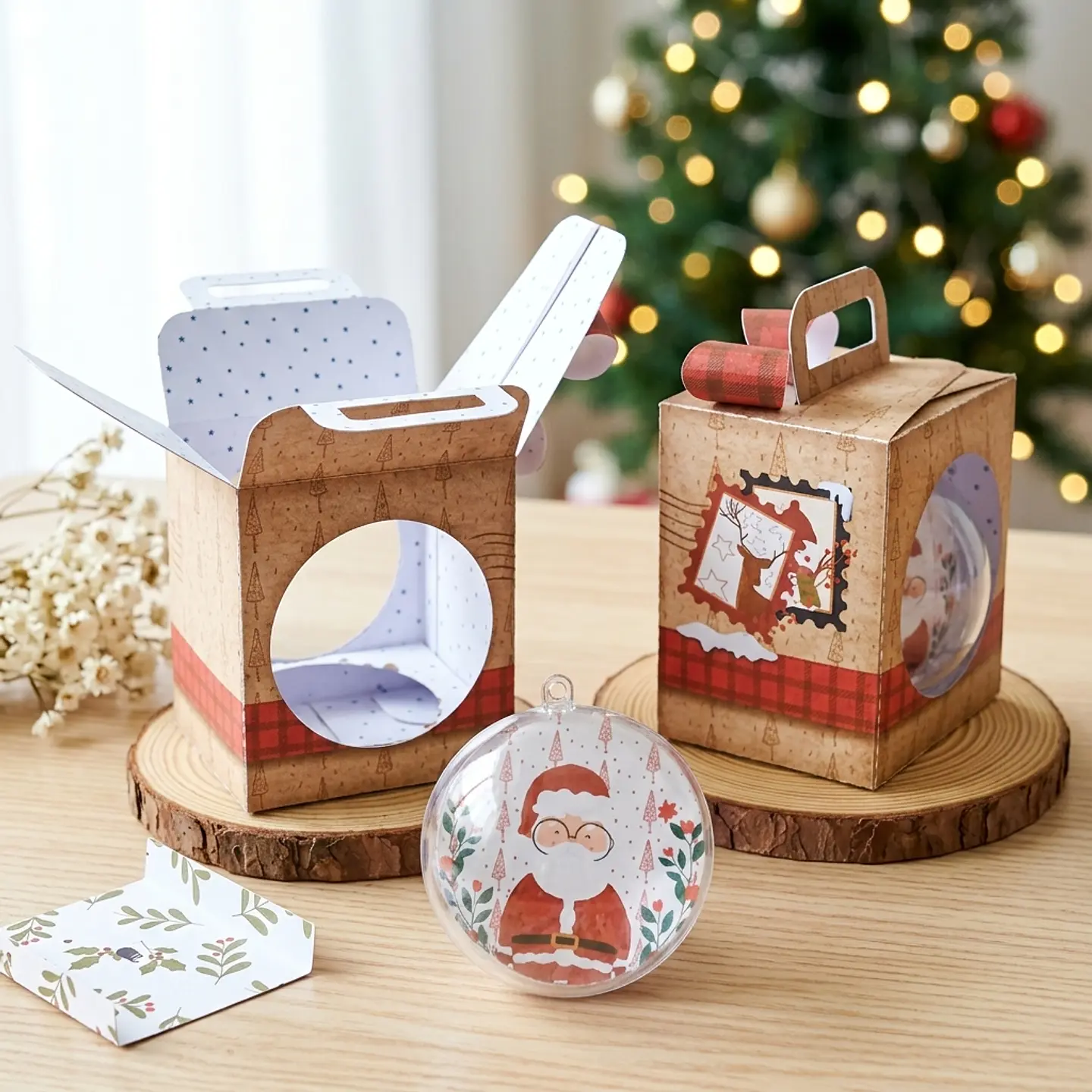 Arquivo de Corte Caixa Bolinha Natal 7 1