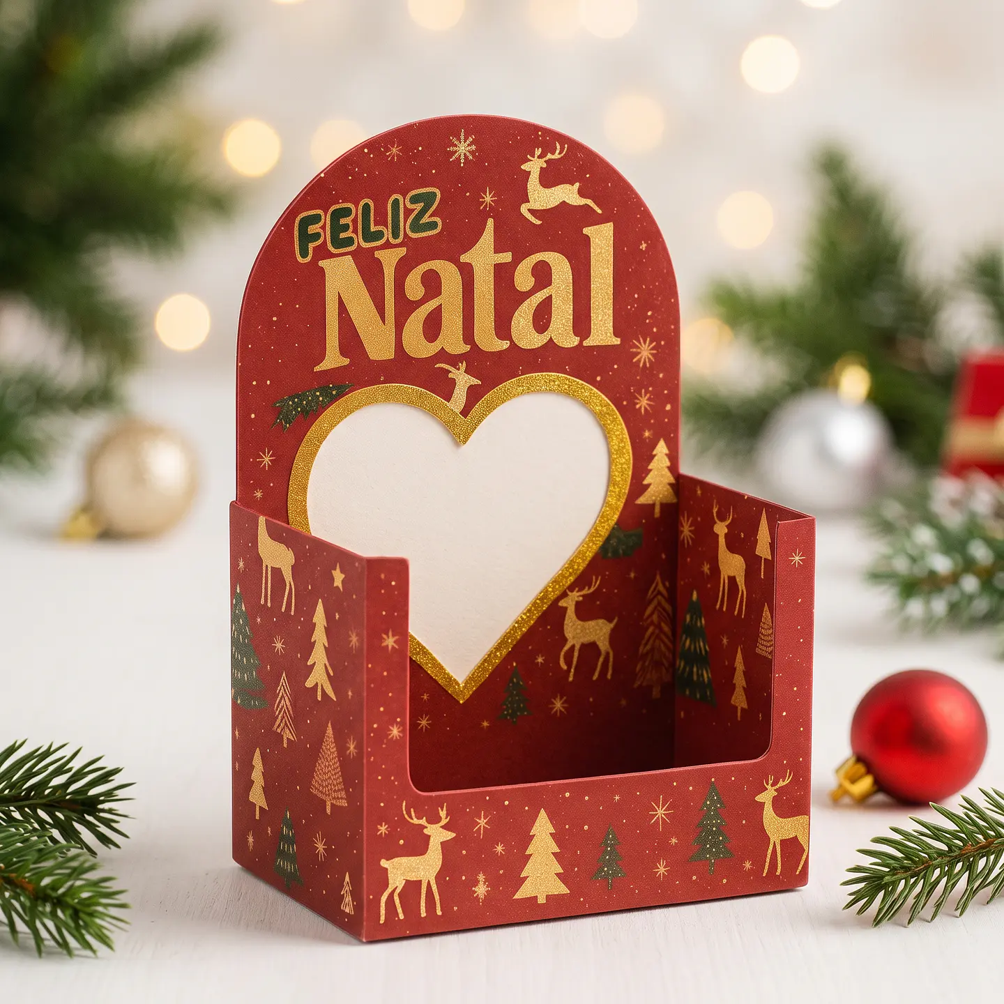 Arquivo de Corte Mini Cesta Cenário Natal 2 1