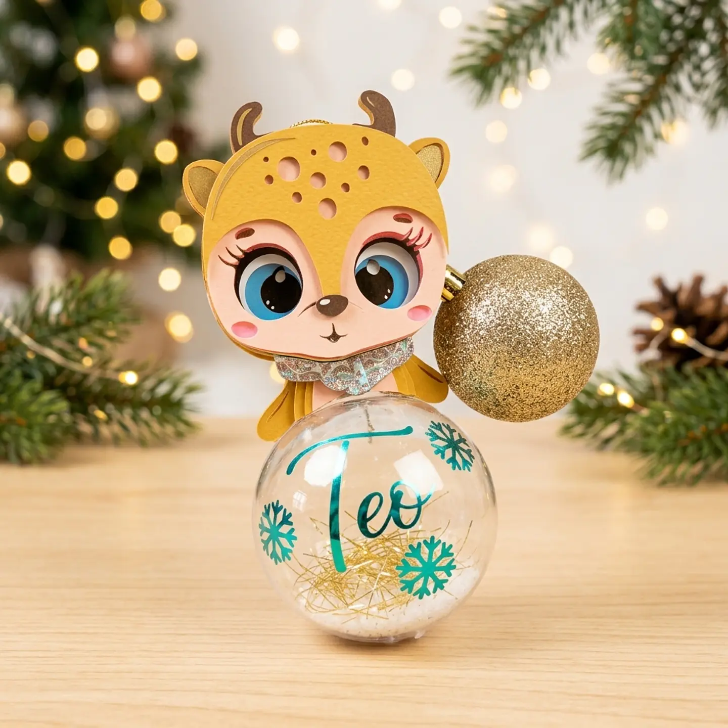 Arquivo de Corte Blister Esfera Rudolf Natal 1 1