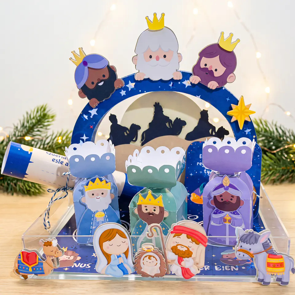 Arquivo de Corte Bandeja Reis Magos Natal 1 1