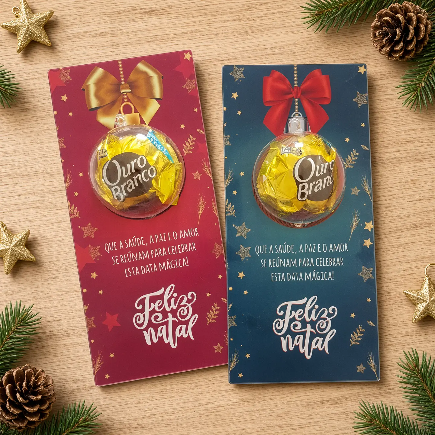 Arquivo de Corte Blister Cartão Acrilico com Bombom Natal 1 1